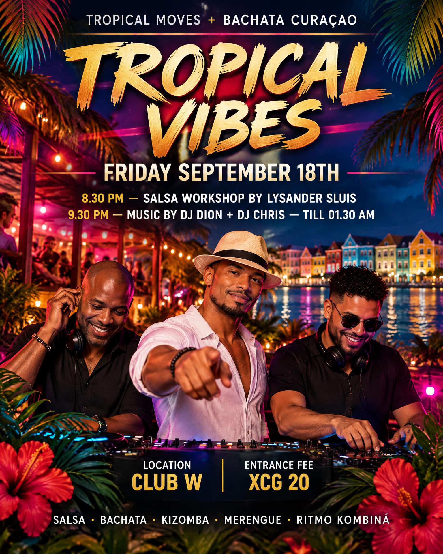 Tropical Vibes flyer