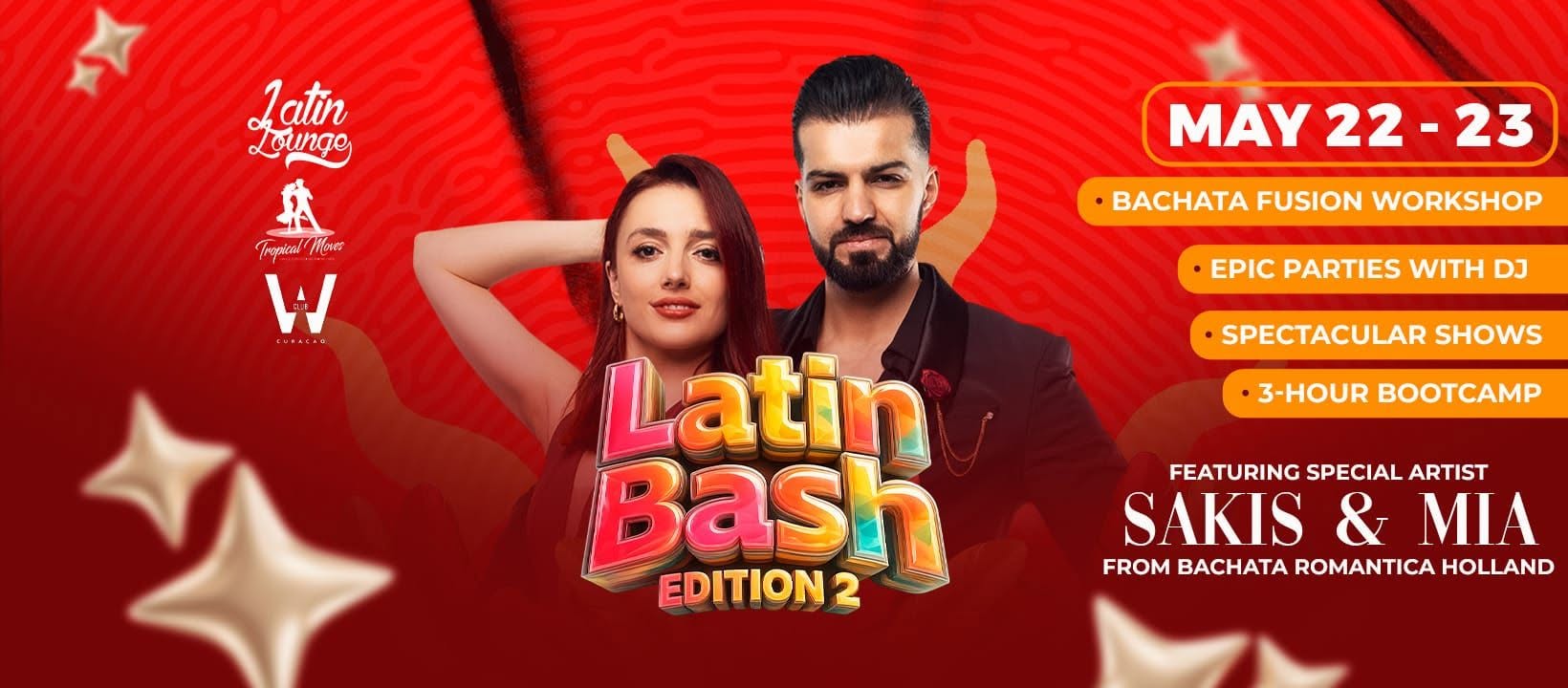 Latin Bash Latin Festival Curaçao flyer